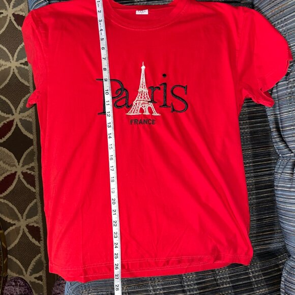 Paris Embroidered Tee - Picture 6 of 7